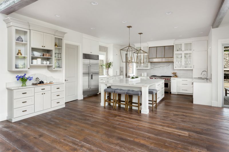 Modern Hardwood in Kitchen